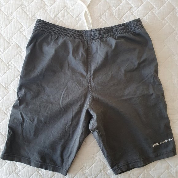 Rare Vintage Grey Cotton Drawstring Shorts - Picture 1 of 4